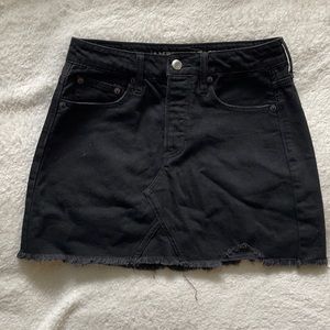 Black American eagle Jean skirt
